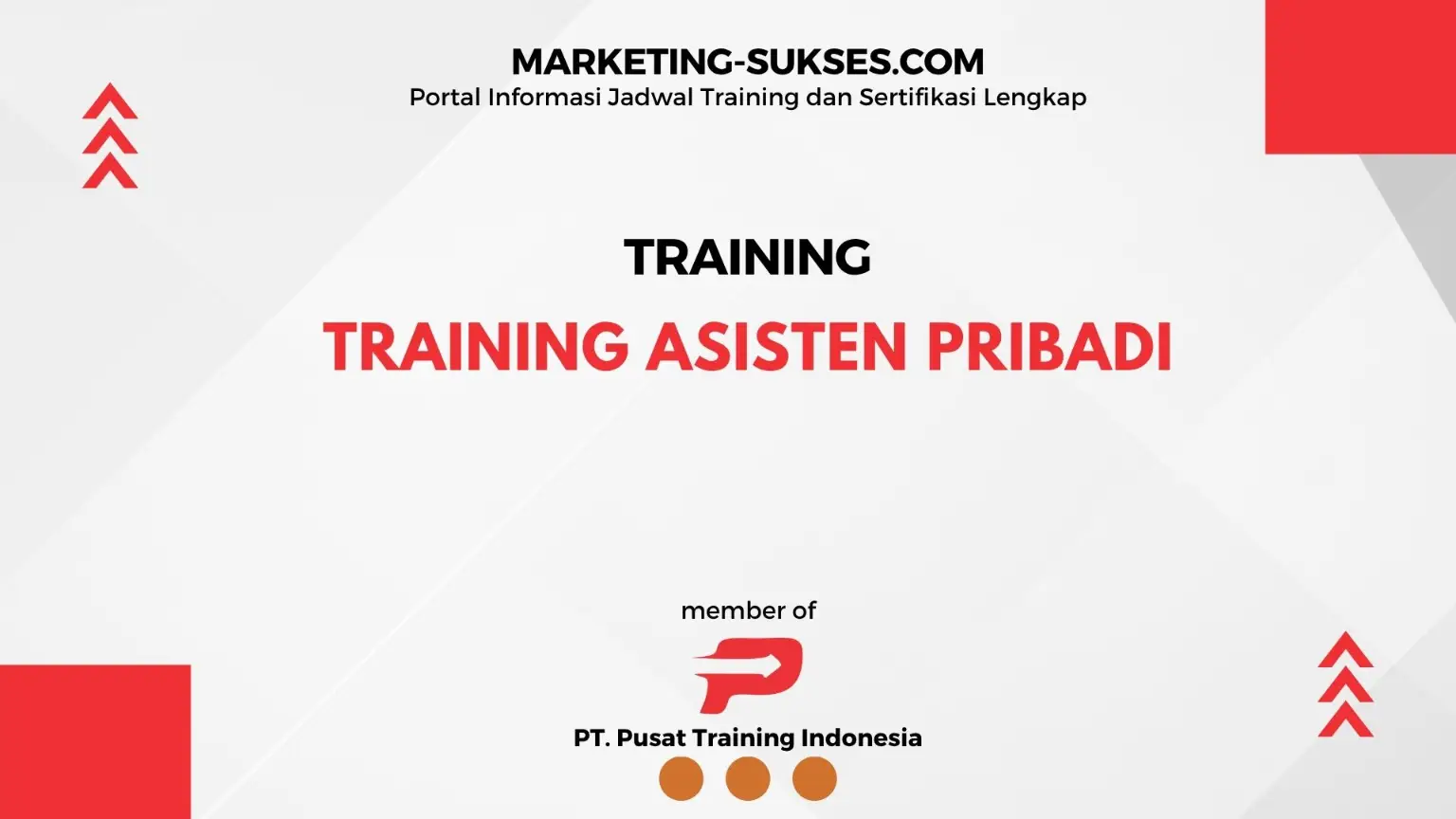 TRAINING ASISTEN PRIBADI