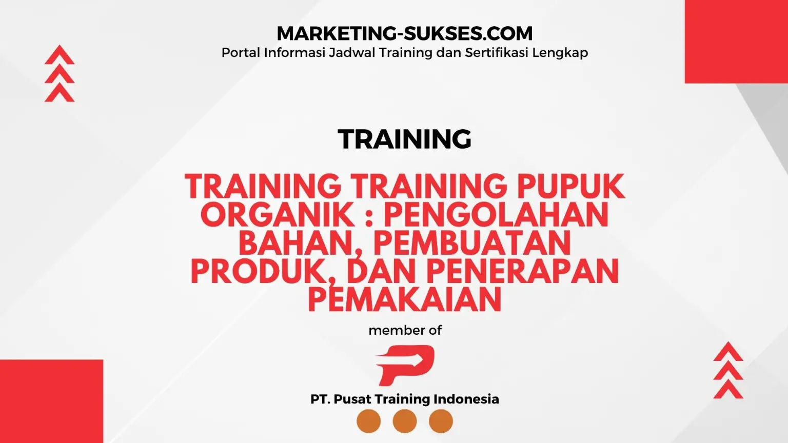 TRAINING TRAINING PUPUK ORGANIK : PENGOLAHAN BAHAN, PEMBUATAN PRODUK, DAN PENERAPAN PEMAKAIAN